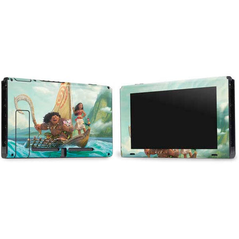 Disney Moana and Maui Set Sail Nintendo Switch Bundle Skin