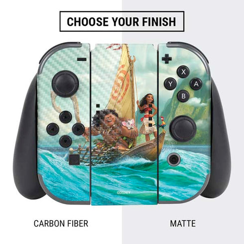 Disney Moana and Maui Set Sail Nintendo Switch Bundle Skin
