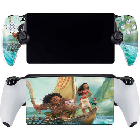 Disney Moana and Maui Set Sail PlayStation Portal Remote Player Skin