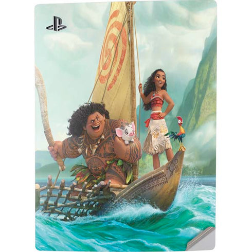 Disney Moana and Maui Set Sail PS5 Digital Edition Console Skin