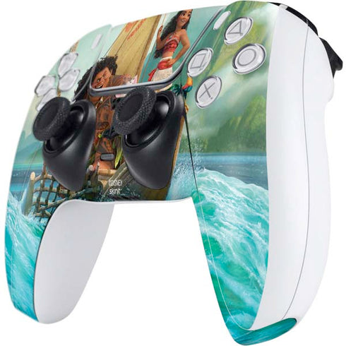 Disney Moana and Maui Set Sail PS5 Controller Skin