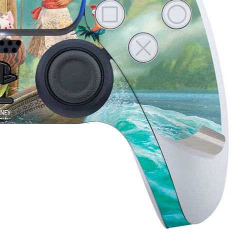 Disney Moana and Maui Set Sail PS5 Slim Digital Edition Bundle Skin