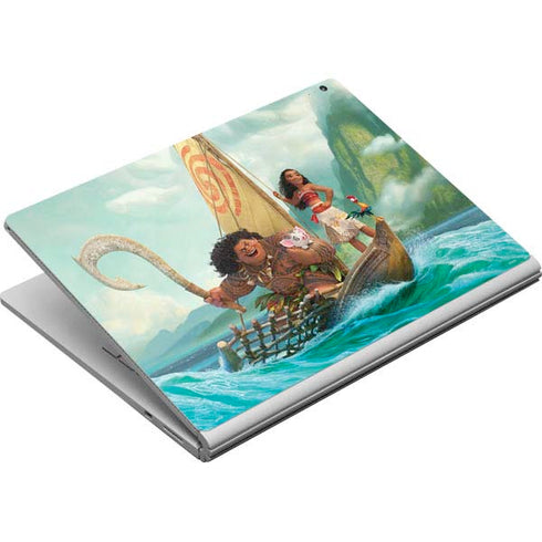 Disney Moana and Maui Set Sail Surface Book Skin
