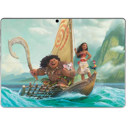 Disney Moana and Maui Set Sail Surface Pro 9 Skin