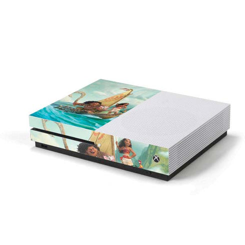Disney Moana and Maui Set Sail Xbox One S Console Skin