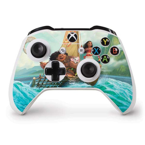 Disney Moana and Maui Set Sail Xbox One S Controller Skin
