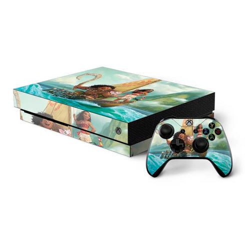 Disney Moana and Maui Set Sail Xbox One X Bundle Skin