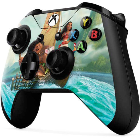 Disney Moana and Maui Set Sail Xbox One X Controller Skin