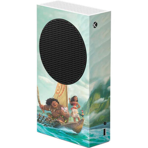 Disney Moana and Maui Set Sail Xbox Series S Console Skin