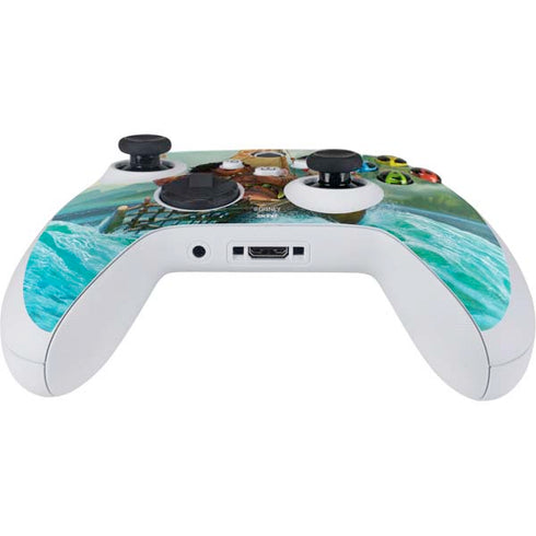 Disney Moana and Maui Set Sail Xbox Series S Controller Skin