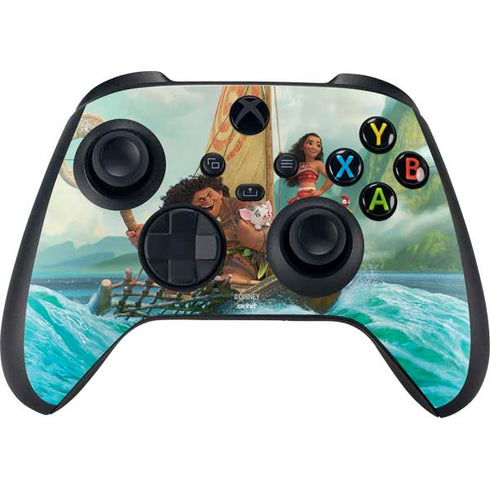Disney Moana and Maui Set Sail Xbox Series X Controller Skin