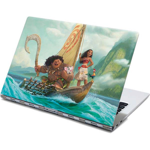 Disney Moana and Maui Set Sail Yoga 910 2-in-1 14in Touch-Screen Skin