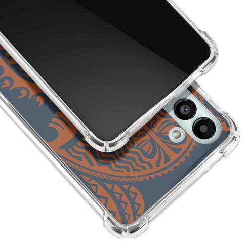 Disney Moana Octopus Tropical Print Art Galaxy A13 5G Clear Case