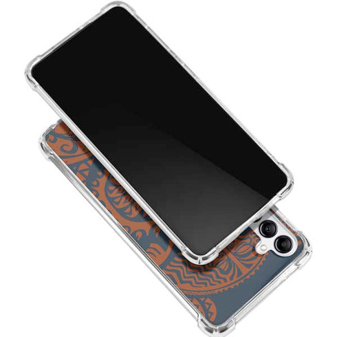 Disney Moana Octopus Tropical Print Art Galaxy A15 5G Clear Case