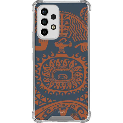 Disney Moana Octopus Tropical Print Art Galaxy A53 5G Clear Case