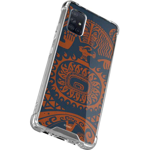 Disney Moana Octopus Tropical Print Art Galaxy A71 5G Clear Case