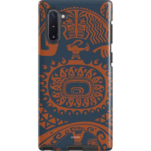 Disney Moana Octopus Tropical Print Art Galaxy Note 10 Pro Case