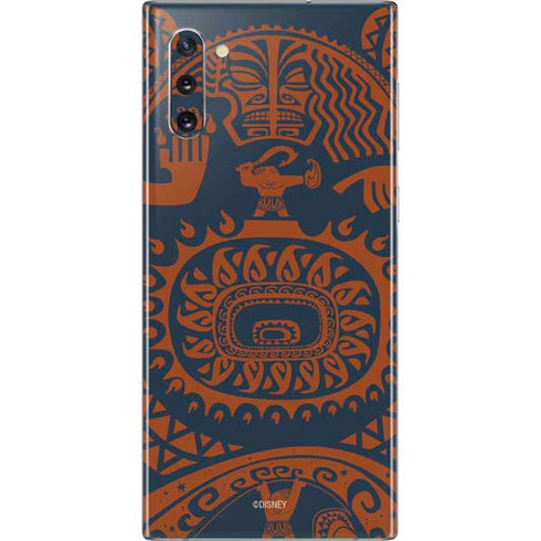 Disney Moana Octopus Tropical Print Art Galaxy Note 10 Skin