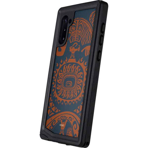 Disney Moana Octopus Tropical Print Art Galaxy Note 10 Waterproof Case