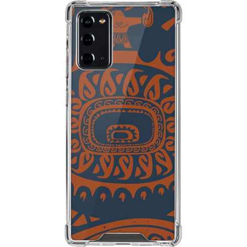 Disney Moana Octopus Tropical Print Art Galaxy Note20 5G Clear Case
