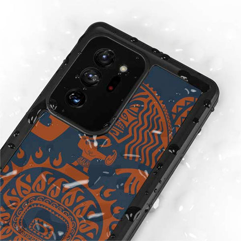 Disney Moana Octopus Tropical Print Art Galaxy Note20 Ultra 5G Waterproof Case