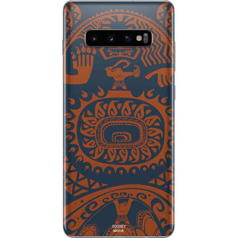 Disney Moana Octopus Tropical Print Art Galaxy S10 Plus Skin