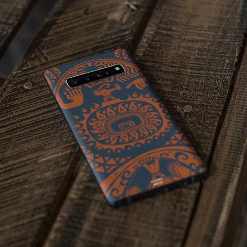 Disney Moana Octopus Tropical Print Art Galaxy S10 Plus Skin