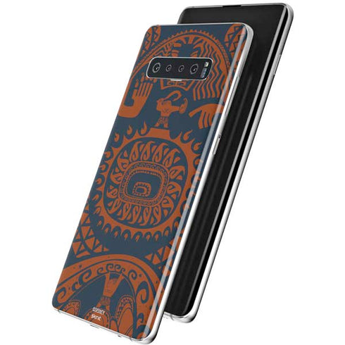 Disney Moana Octopus Tropical Print Art Galaxy S10 Skin
