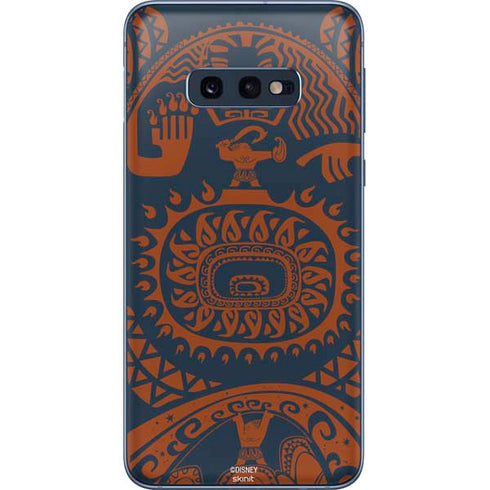Disney Moana Octopus Tropical Print Art Galaxy S10e Skin