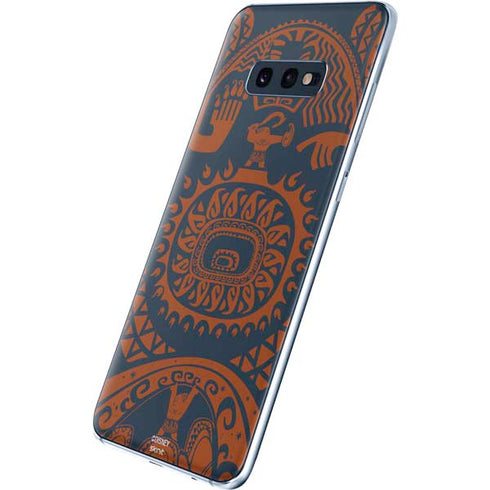 Disney Moana Octopus Tropical Print Art Galaxy S10e Skin