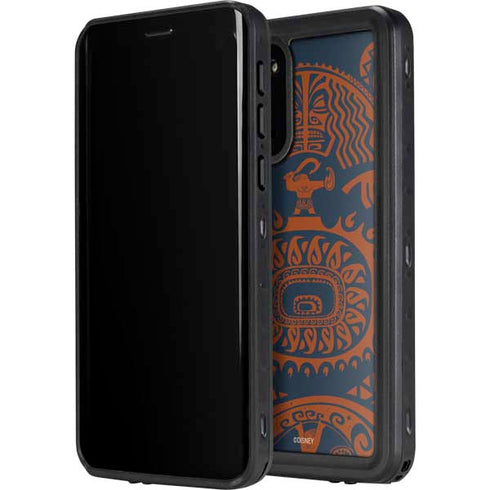 Disney Moana Octopus Tropical Print Art Galaxy S20 Plus Waterproof Case