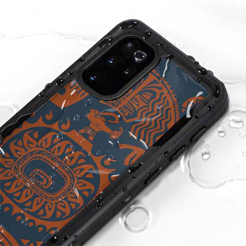 Disney Moana Octopus Tropical Print Art Galaxy S20 Plus Waterproof Case