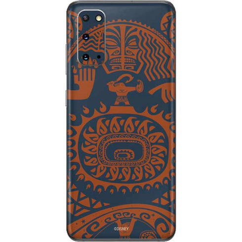 Disney Moana Octopus Tropical Print Art Galaxy S20 Skin