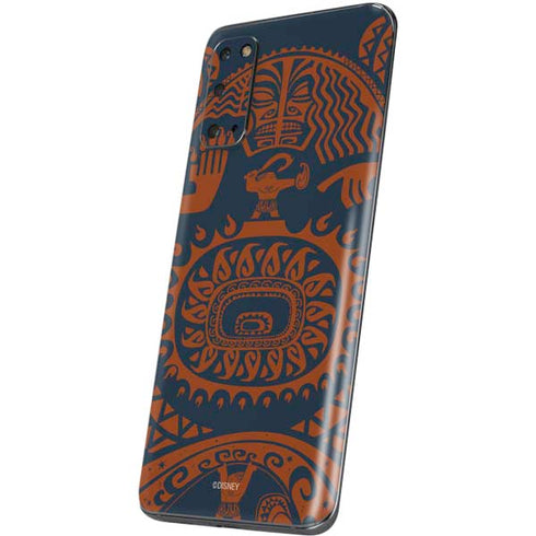 Disney Moana Octopus Tropical Print Art Galaxy S20 Skin