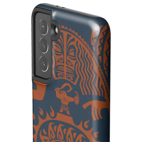 Disney Moana Octopus Tropical Print Art Galaxy S21 5G Pro Case