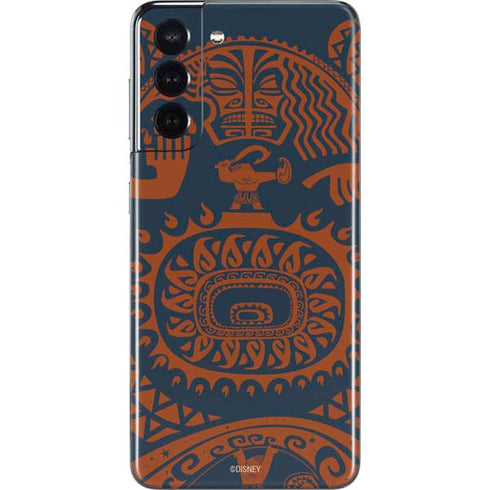 Disney Moana Octopus Tropical Print Art Galaxy S21 5G Skin