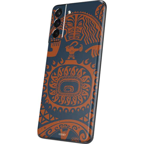 Disney Moana Octopus Tropical Print Art Galaxy S21 5G Skin