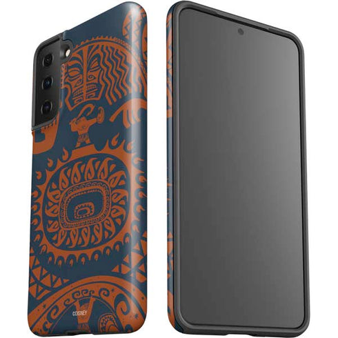 Disney Moana Octopus Tropical Print Art Galaxy S21 Plus 5G Pro Case