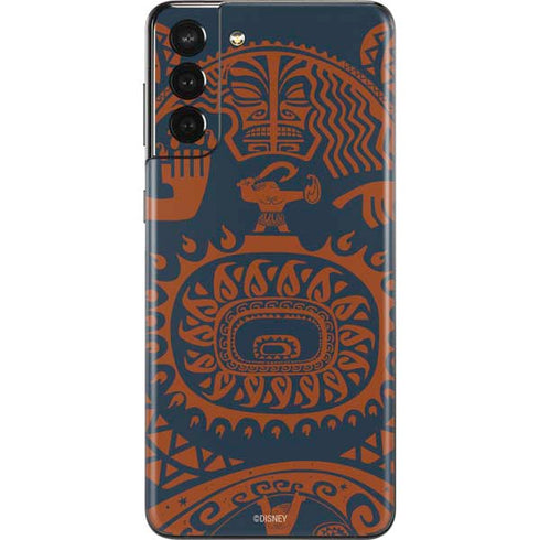 Disney Moana Octopus Tropical Print Art Galaxy S21 Plus 5G Skin
