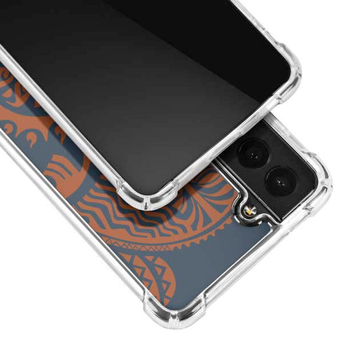 Disney Moana Octopus Tropical Print Art Galaxy S22 Clear Case