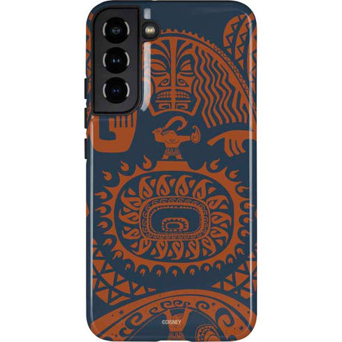 Disney Moana Octopus Tropical Print Art Galaxy S22 Plus Pro Case
