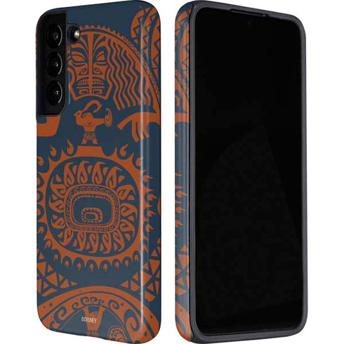 Disney Moana Octopus Tropical Print Art Galaxy S22 Plus Pro Case