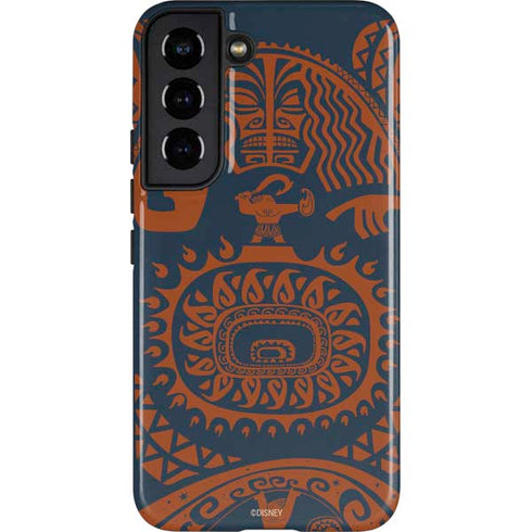 Disney Moana Octopus Tropical Print Art Galaxy S22 Pro Case