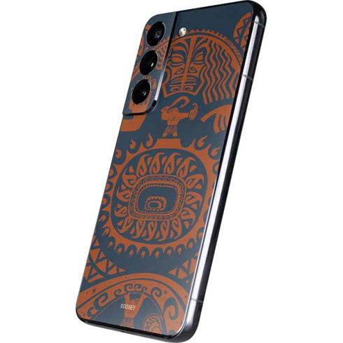 Disney Moana Octopus Tropical Print Art Galaxy S22 Skin
