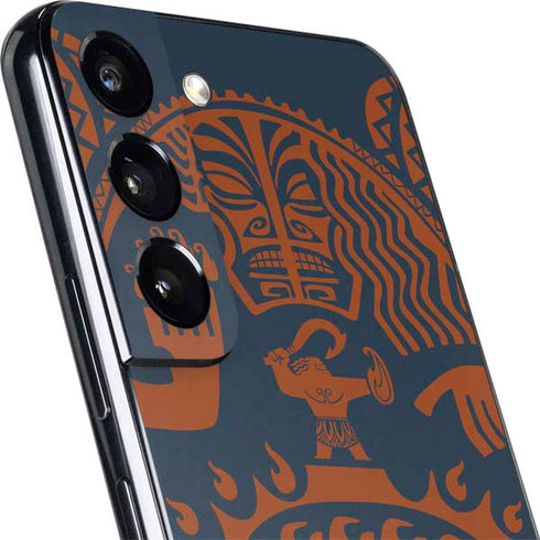 Disney Moana Octopus Tropical Print Art Galaxy S22 Skin