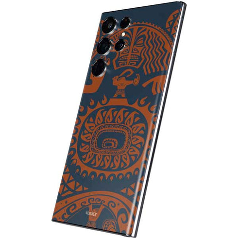 Disney Moana Octopus Tropical Print Art Galaxy S22 Ultra Skin