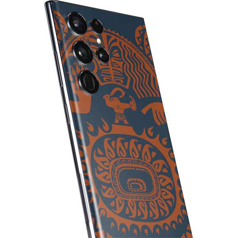 Disney Moana Octopus Tropical Print Art Galaxy S22 Ultra Skin