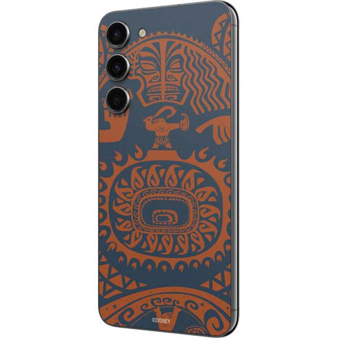 Disney Moana Octopus Tropical Print Art Galaxy S23 Plus Skin