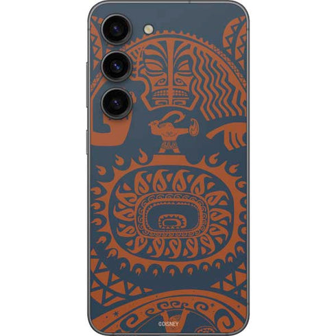 Disney Moana Octopus Tropical Print Art Galaxy S23 Skin