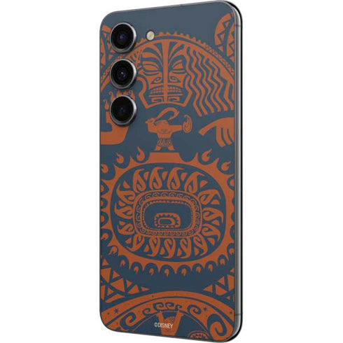 Disney Moana Octopus Tropical Print Art Galaxy S23 Skin